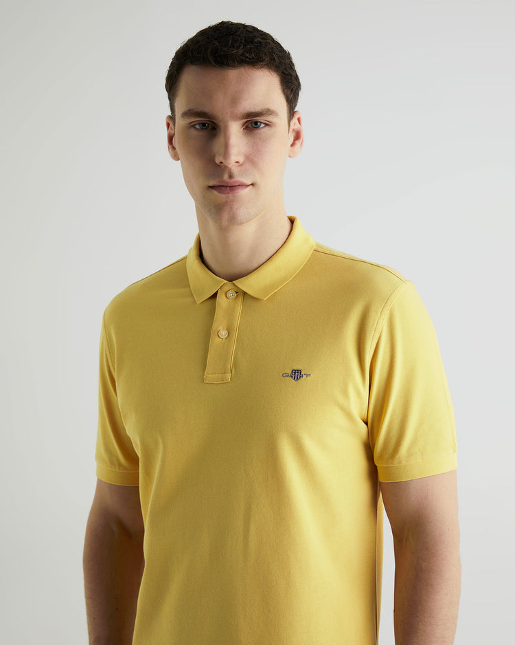 Koszulka polo regular fit z piki