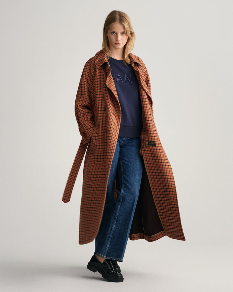 Bluza damska z nadrukiem i okrągłym kołnierzykiem relaxed fit