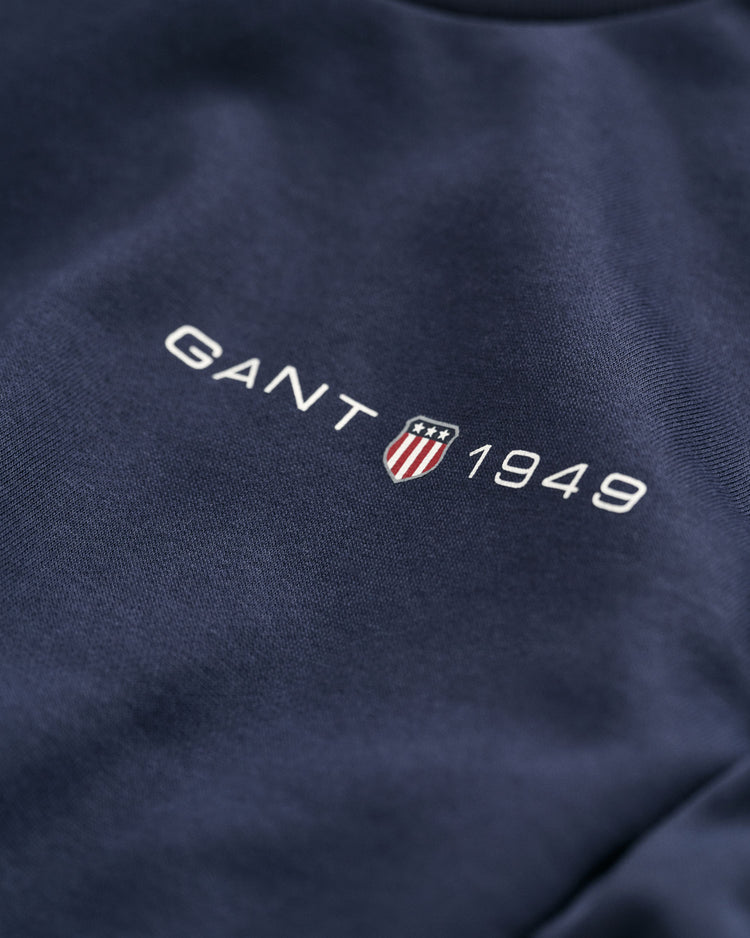 Reg drukowany graficzny dekolt w kształcie litery C