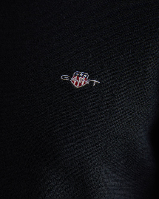 Sweter męski z zamkiem do połowy z długim rękawem regular fit