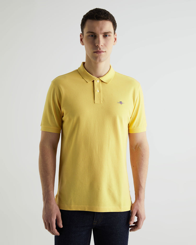 Koszulka polo regular fit z piki