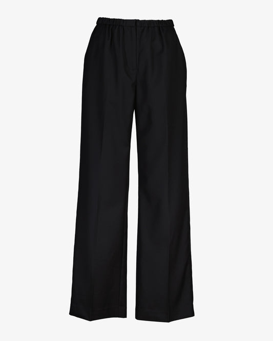 Spodnie damskie relaxed fit czarne