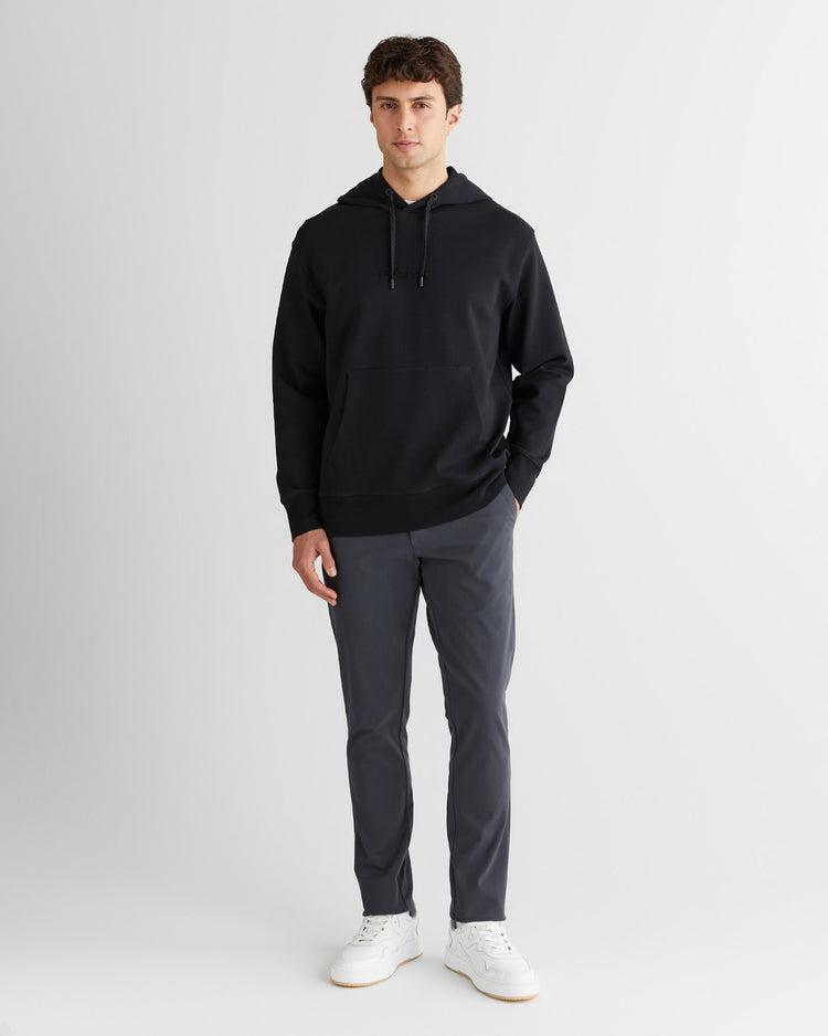 Bluza z kapturem z tłoczonym logo