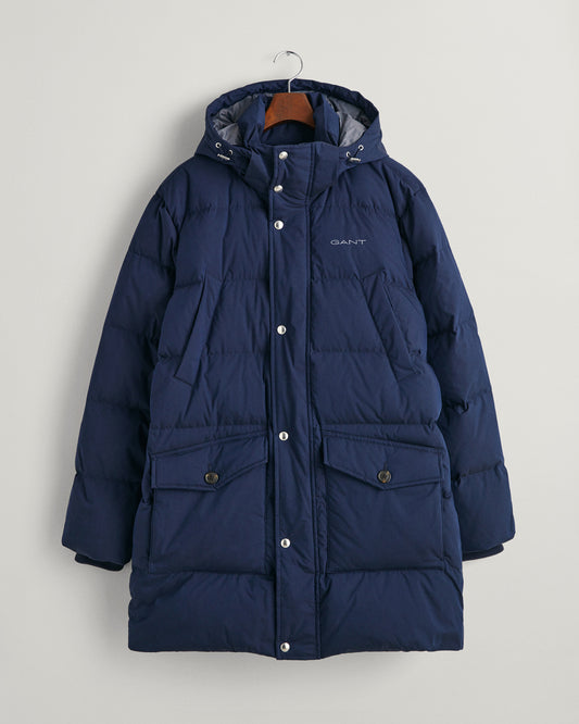 Kurtka męska z długim rękawem zapinana na guziki granatowa