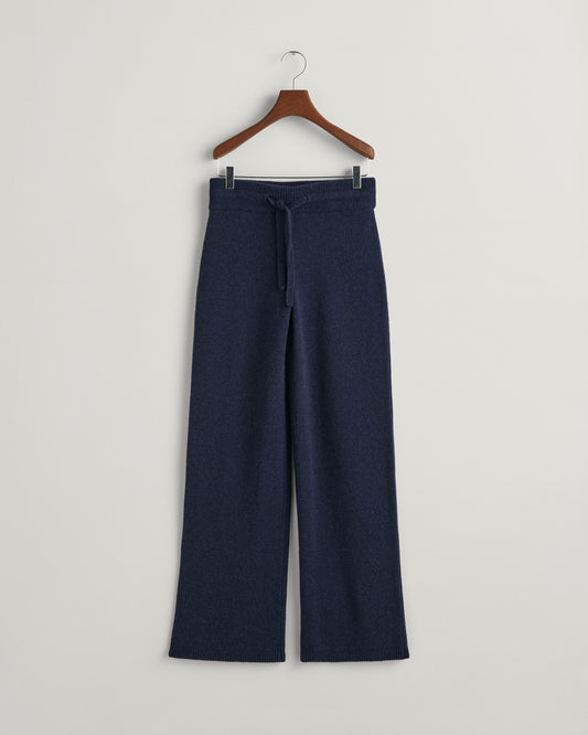 Spodnie damskie regular fit granatowe