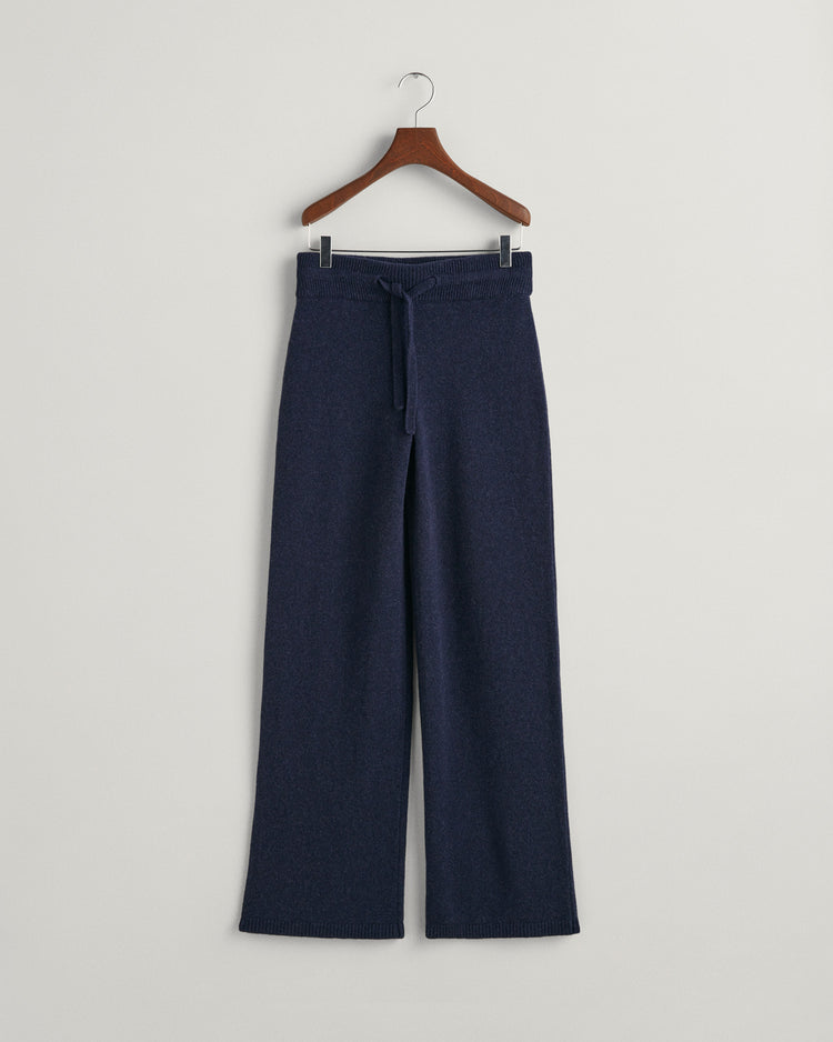 Spodnie damskie regular fit granatowe