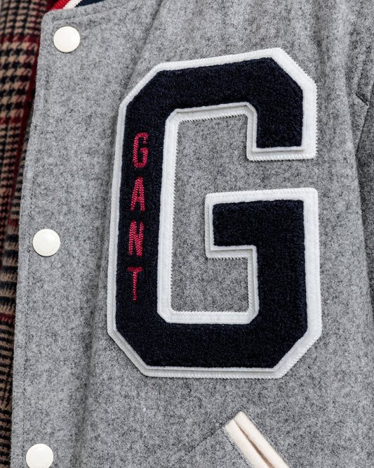 Kurtka męska zapinana na guziki z długim rękawem regular fit szara