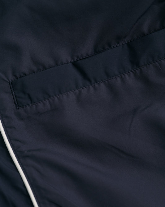 Kurtka przeciwdeszczowa męska ze stójką z długim rękawem regular fit