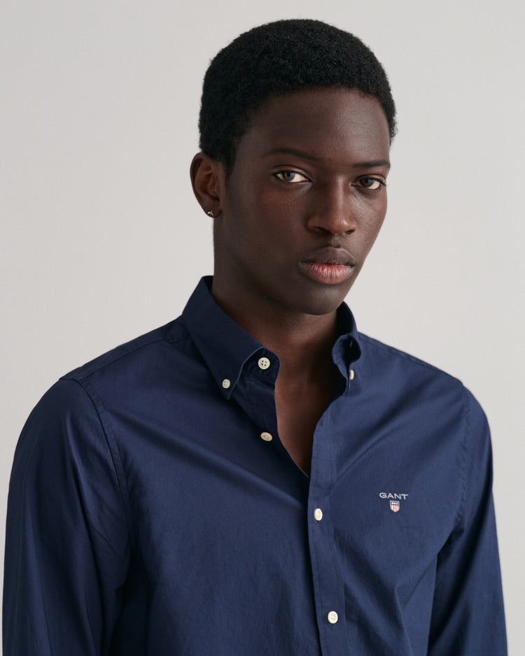 Koszula z popeliny slim fit