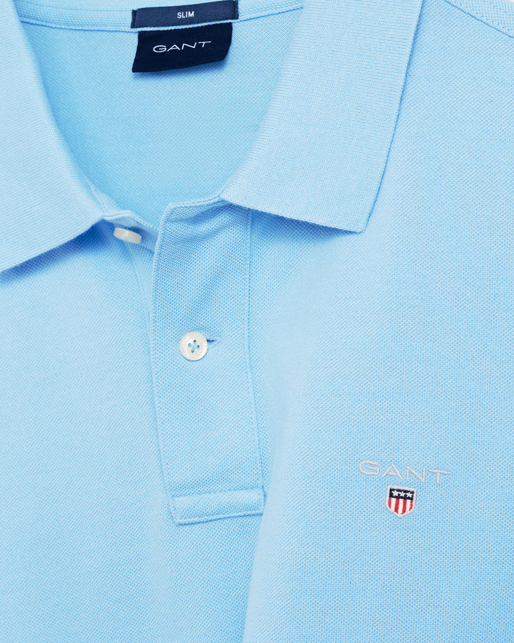 Koszulka polo Original z piki slim fit