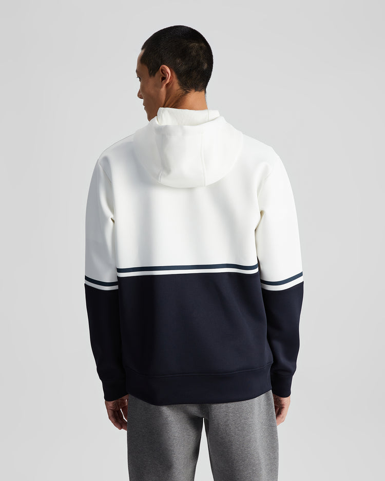 Bluza męska z kapturem regular fit biała