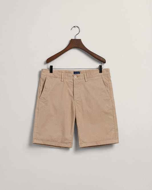 Szorty męskie regular fit beżowe