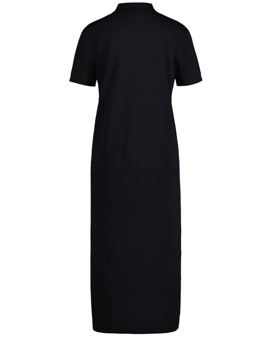 Bawełniana sukienka damska z krótkim rękawem i kołnierzykiem polo relaxed fit