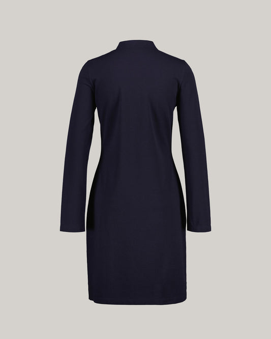 Sukienka z piki z długimi rękawami