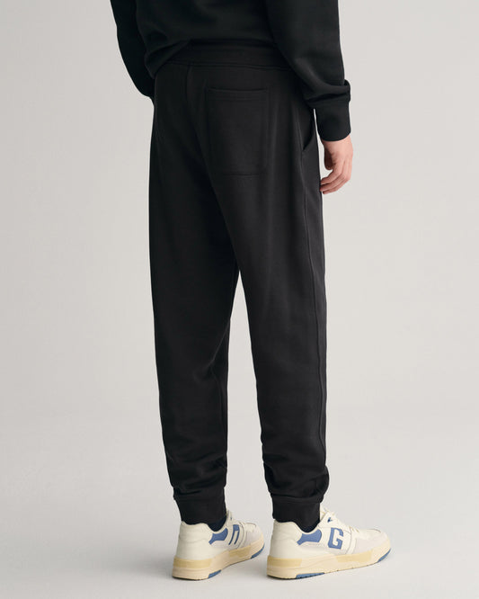 Spodnie dresowe męskie regular fit czarne