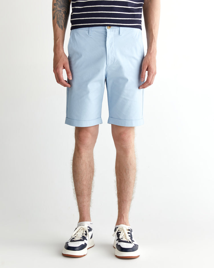 Szorty męskie slim fit niebieskie