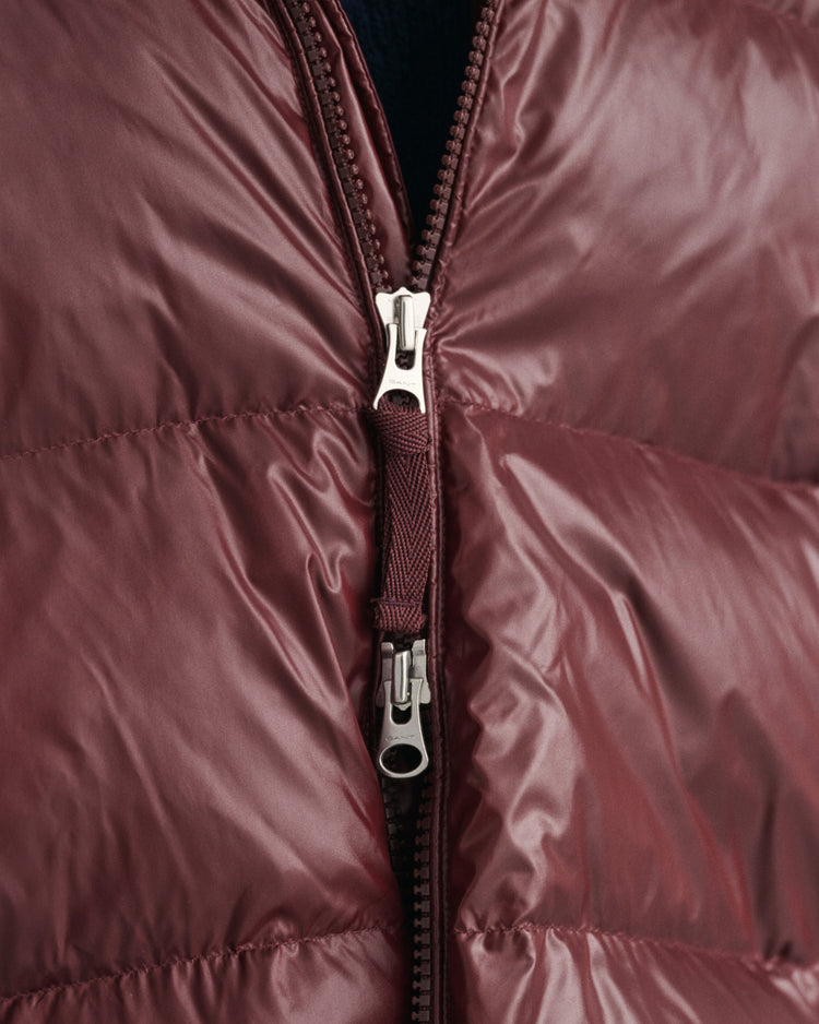 Kurtka męska z kapturem oversize fit bordowa