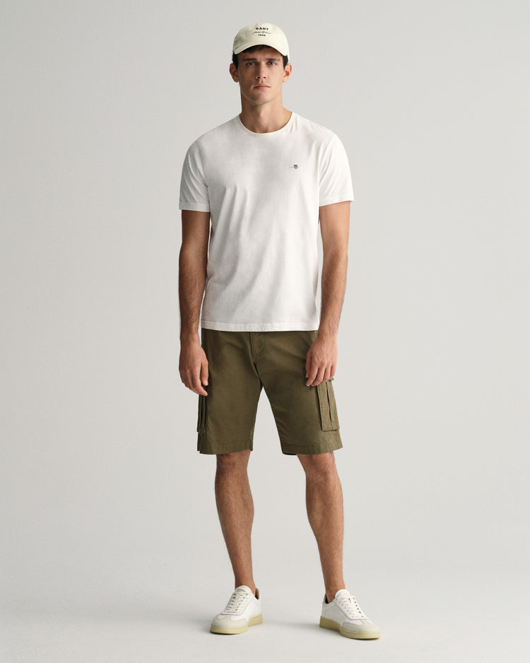 Szorty męskie relaxed fit zielone