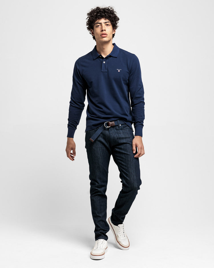 Koszulka polo Original z piki z długim rękawem