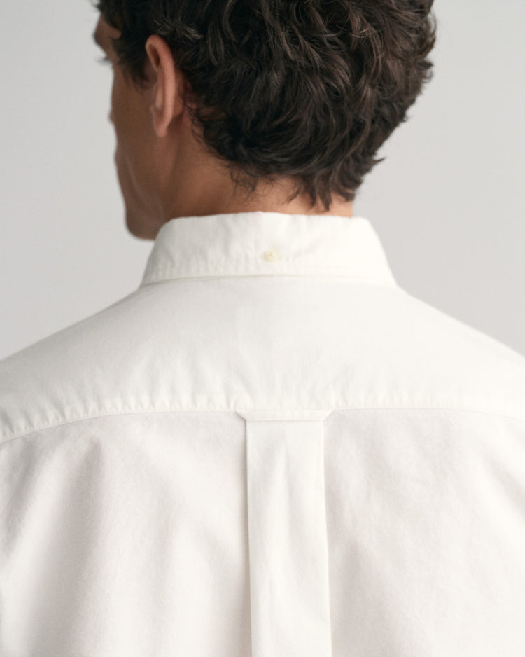 Koszula męska z długim rękawem regular fit biała