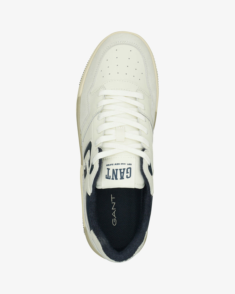 Buty sportowe męskie z nadrukiem beżowe