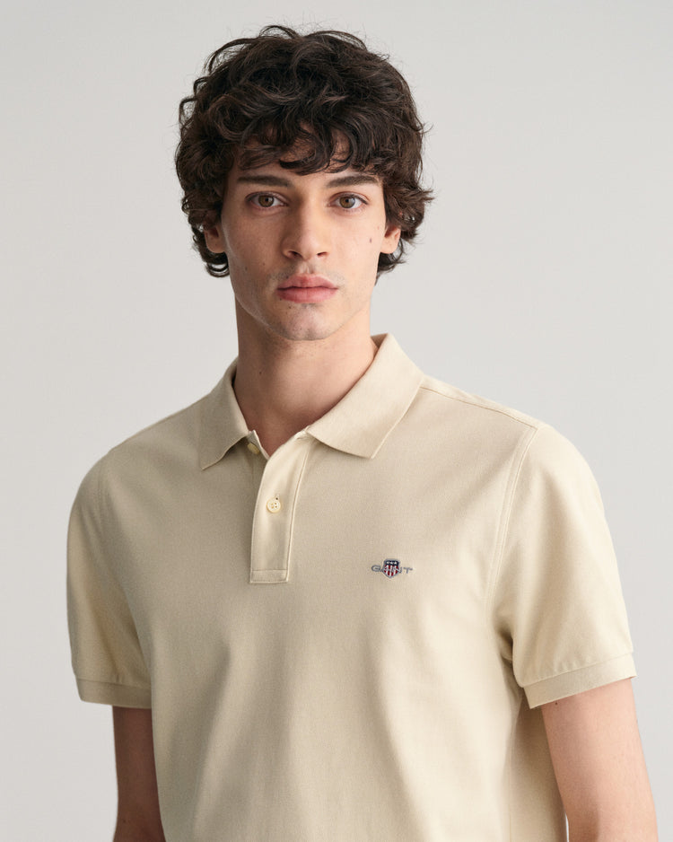 Koszulka polo regular fit z piki