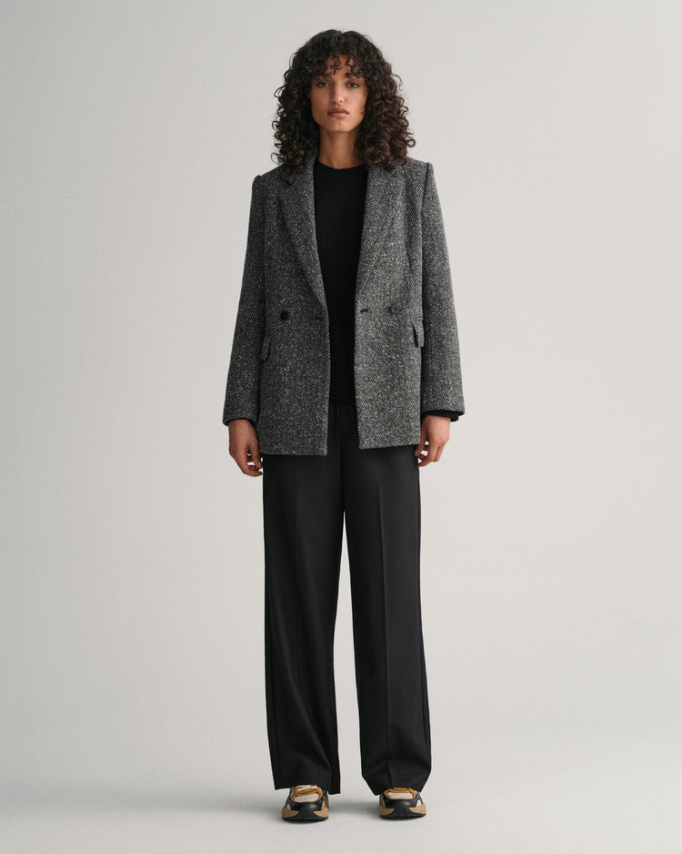 Spodnie damskie relaxed fit czarne