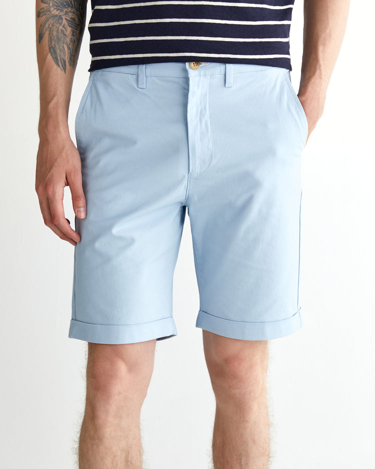 Szorty męskie slim fit niebieskie