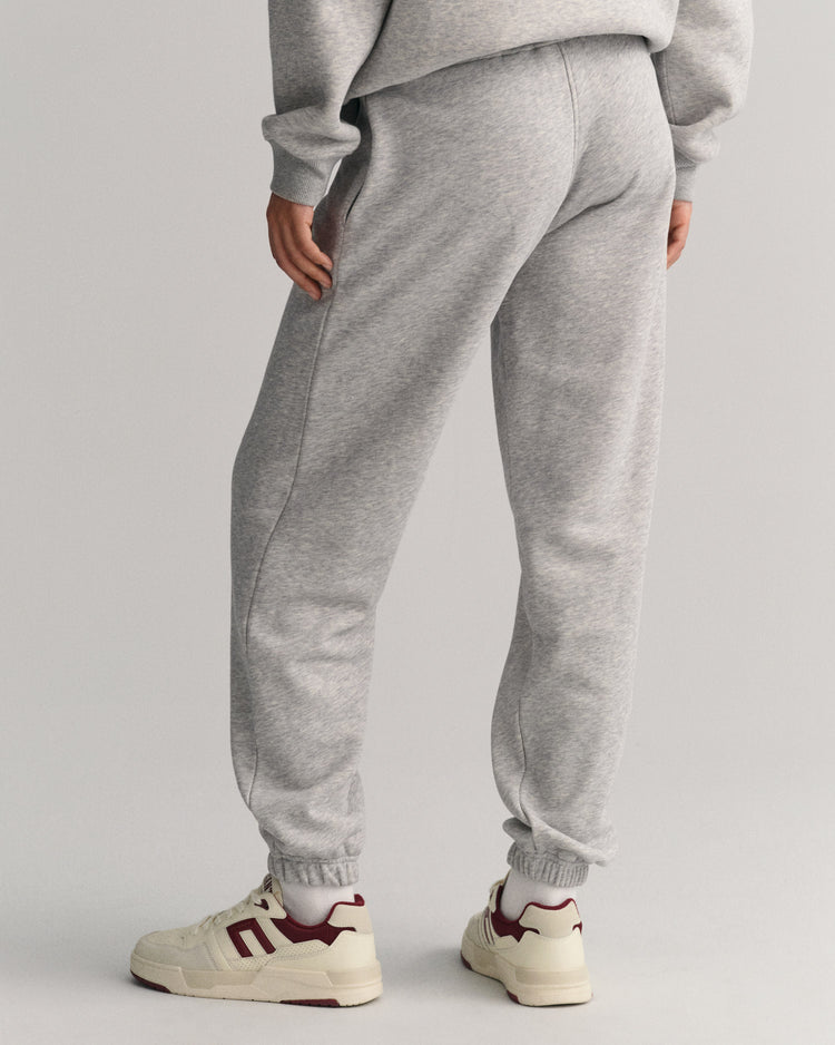 Spodnie dresowe damskie relaxed fit szare