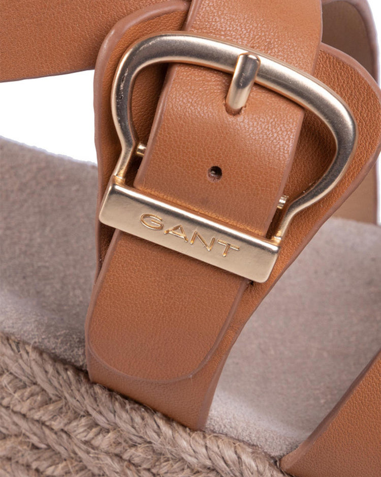 Sandały damskie brązowe