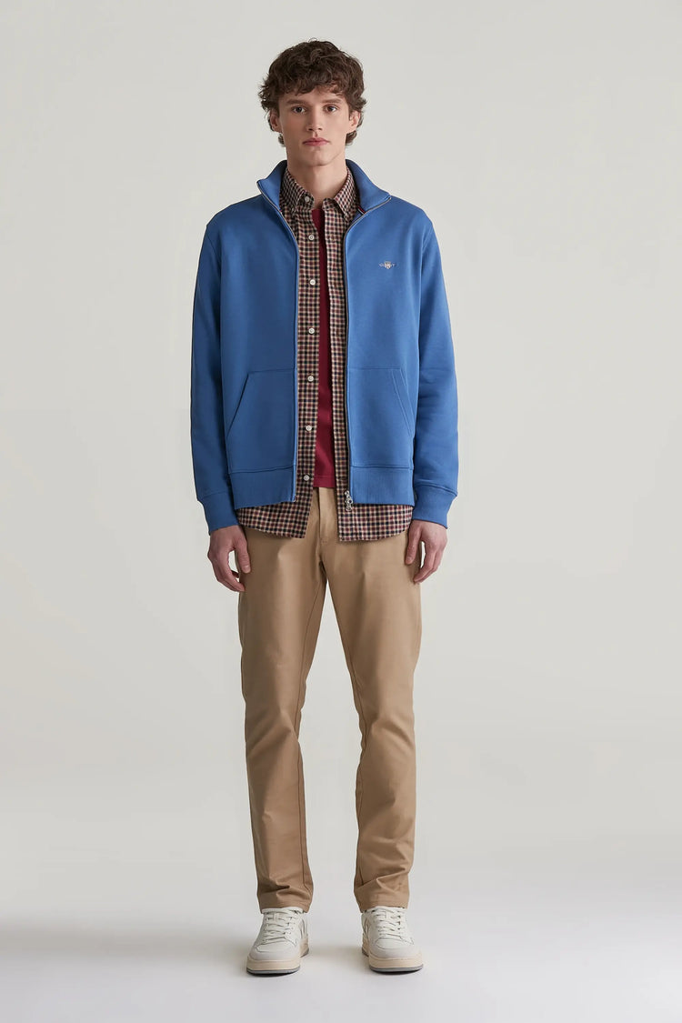 Bluza męska regular fit niebieska