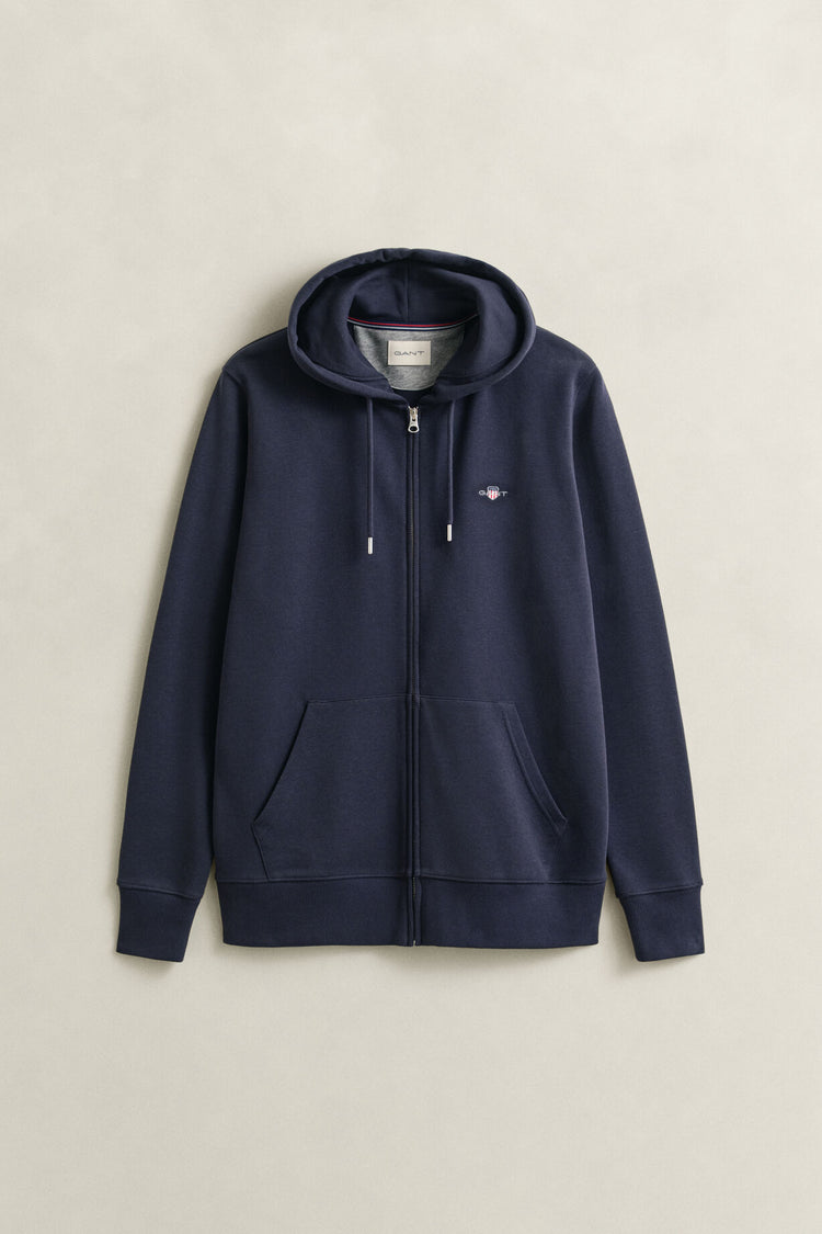 Bluza męska z zamkiem regular fit granatowa
