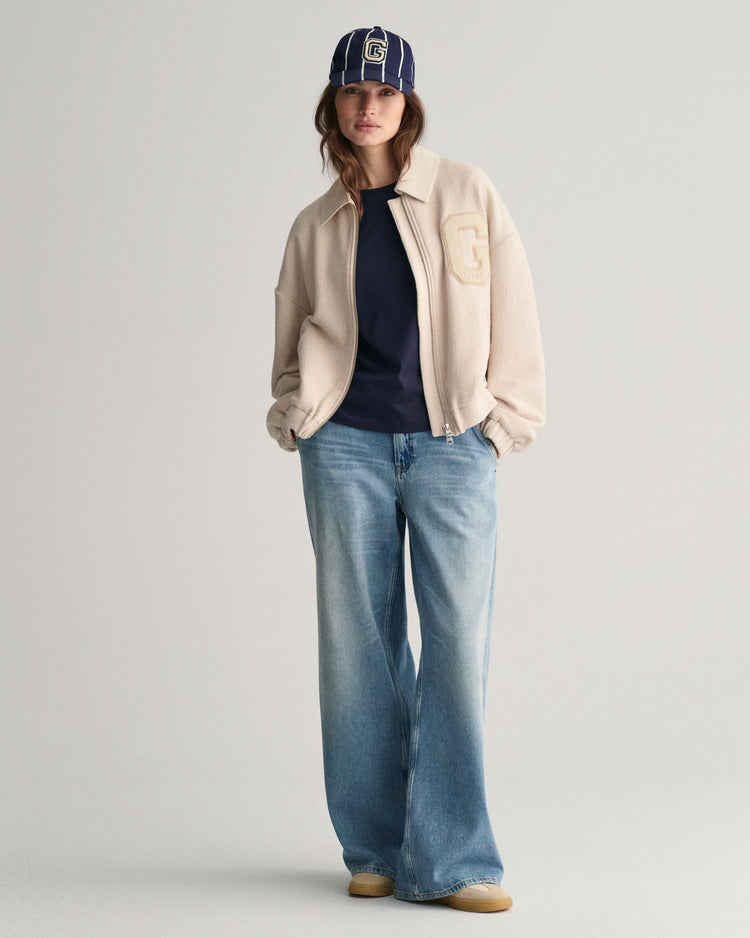 Koszulka damska z długim rękawem i okrągłym dekoltem regular fit