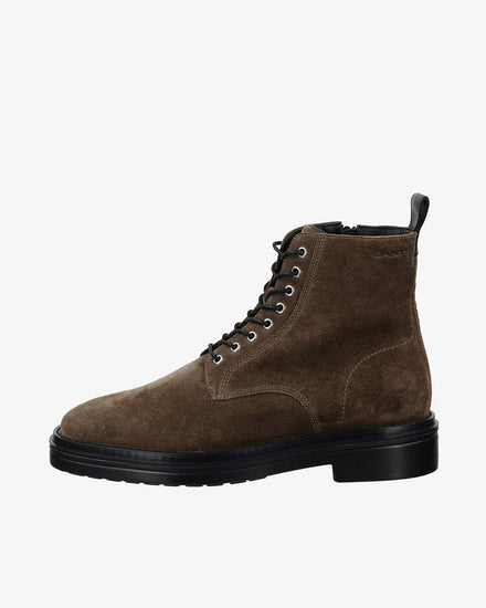 Buty zimowe męskie brązowe