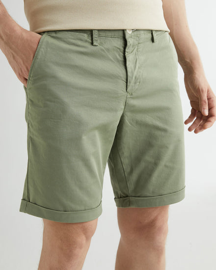 Szorty męskie regular fit zielone