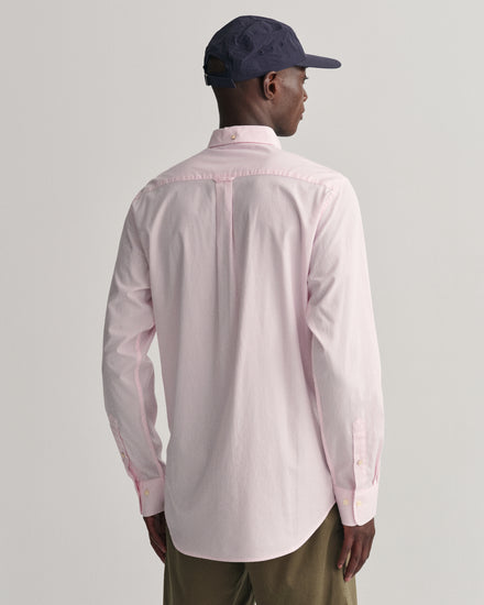 Koszula maklerka z popeliny regular fit