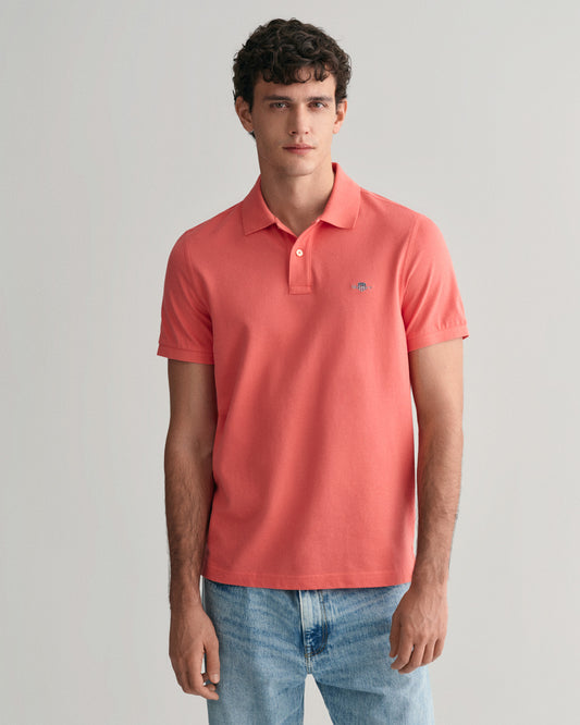 Koszulka polo regular fit z piki