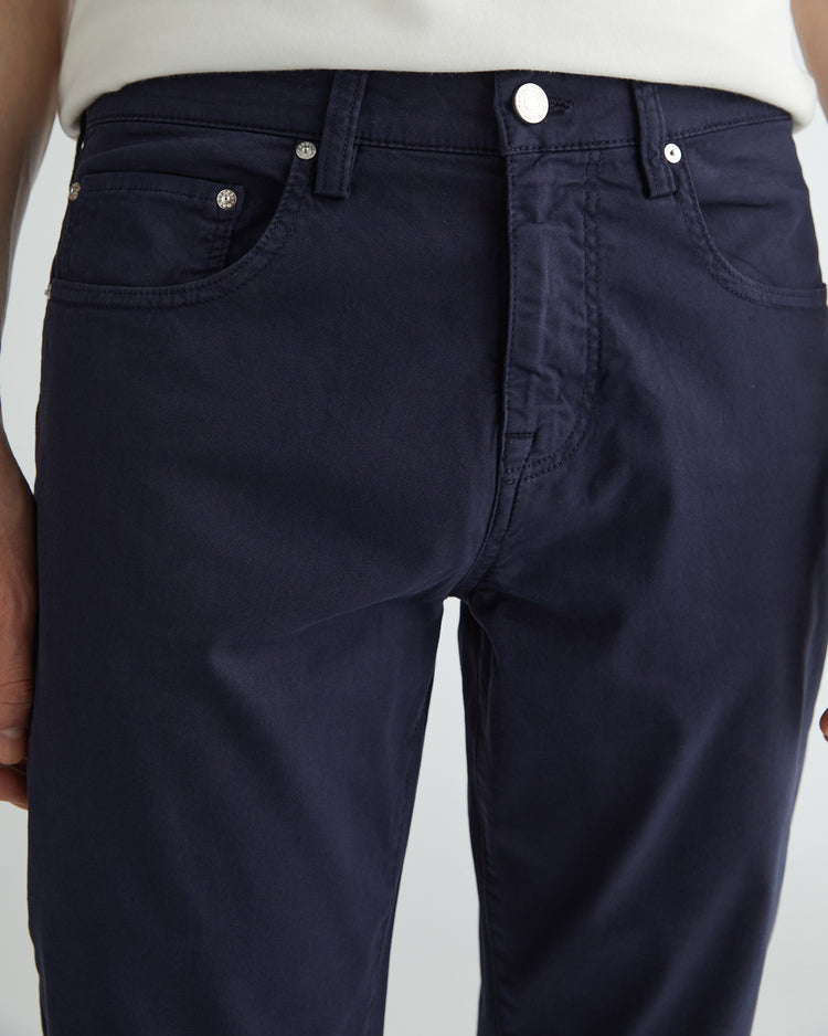 Spodnie męskie regular fit granatowe