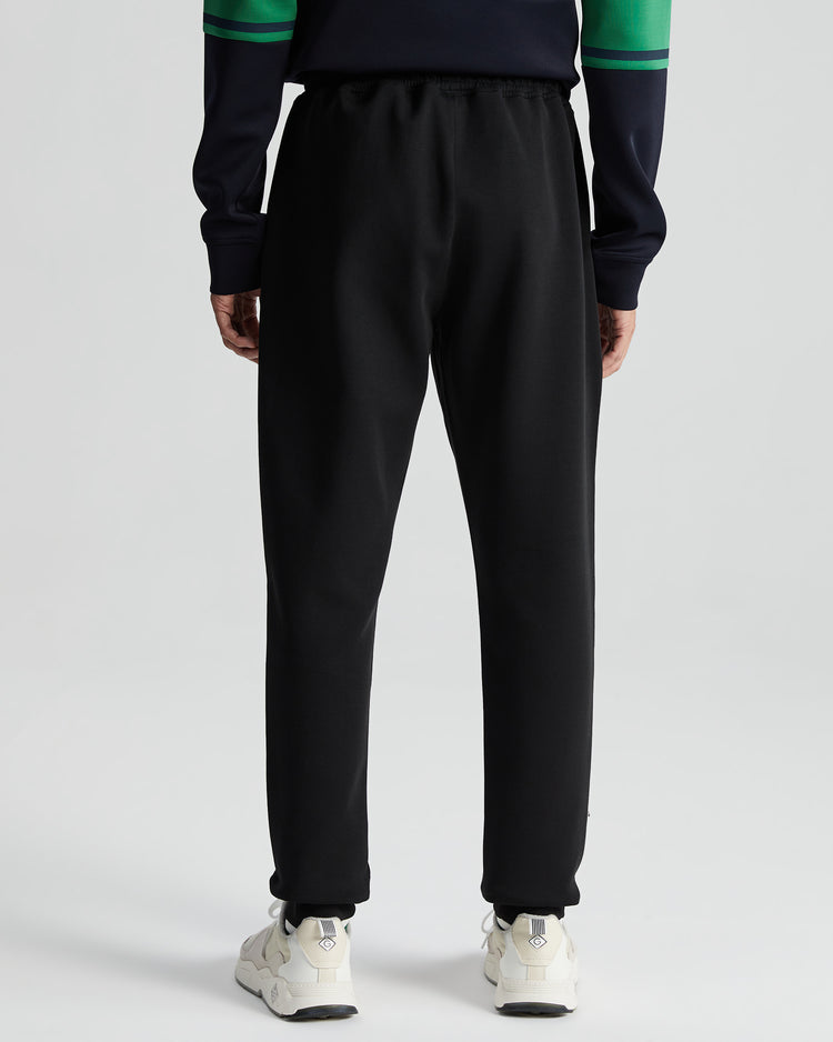 Spodnie dresowe męskie regular fit czarne