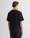 Bawełniany t-shirt męski z nadrukiem okrągły kołnierzyk relaxed fit