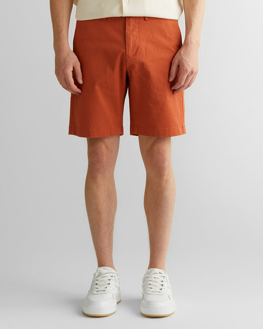 Szorty męskie slim fit pomarańczowe
