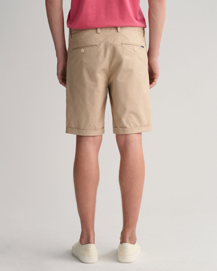 Szorty męskie regular fit beżowe