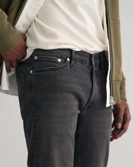 Spodnie jeansowe męskie extra slim fit czarne