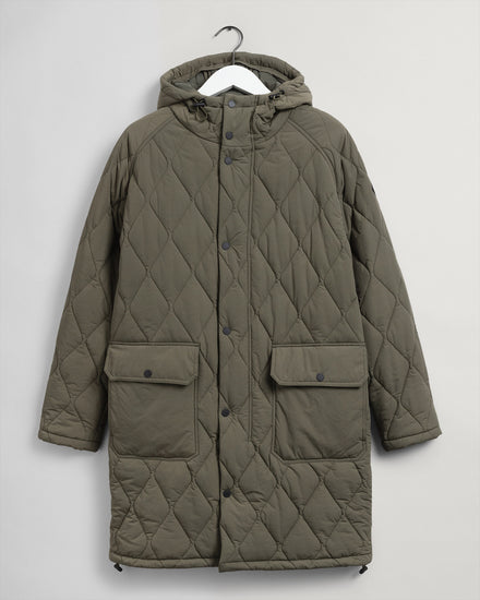 Kurtka męska z nadrukiem zapinana na guziki oversize fit zielona