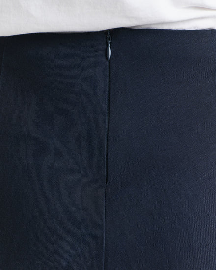 Spódnica damska regular fit granatowa