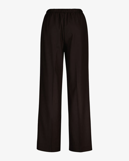 Spodnie damskie relaxed fit brązowe