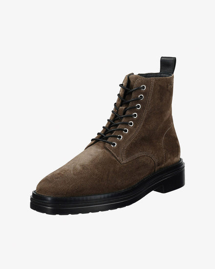 Buty zimowe męskie brązowe