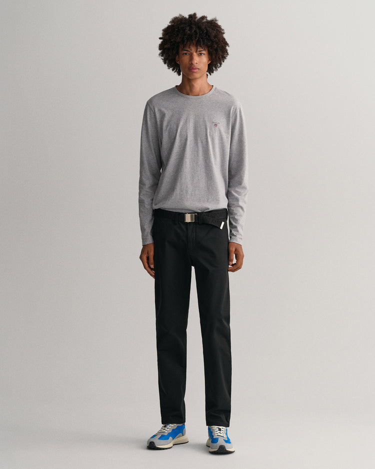 Spodnie męskie slim fit czarne