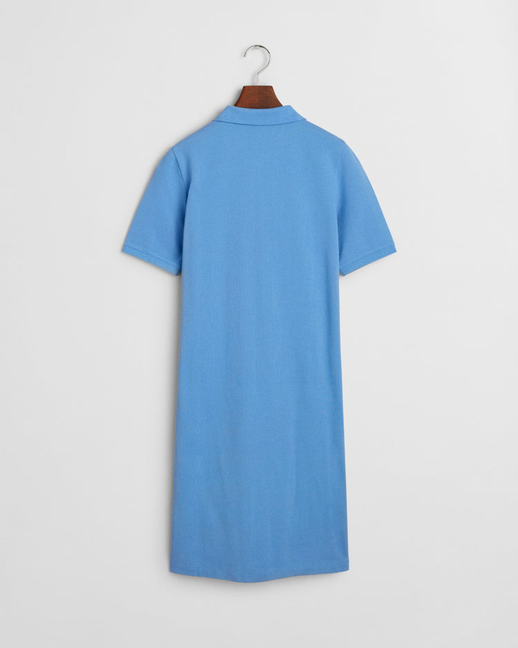 Sukienka damska z krótkim rękawem i kołnierzykiem polo regular fit