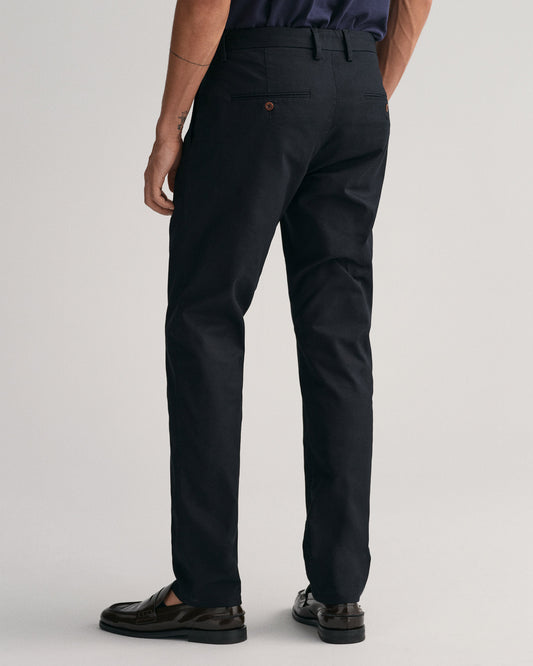 Spodnie męskie slim fit czarne
